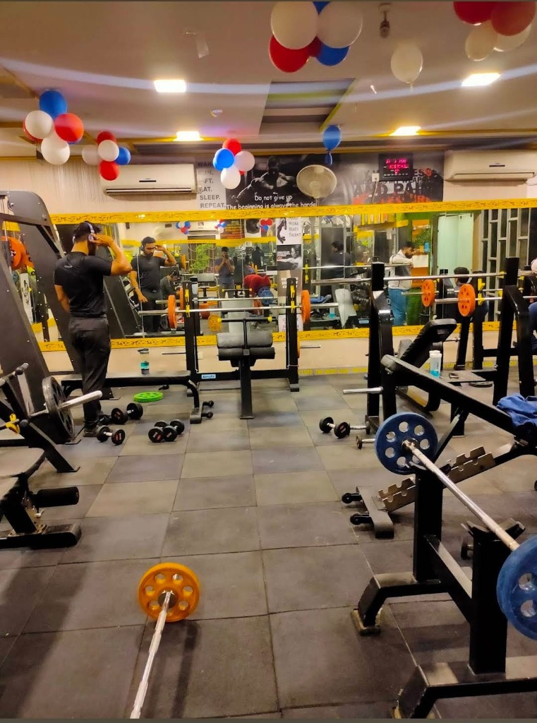 The Iron Club Gym Floor with Equipment